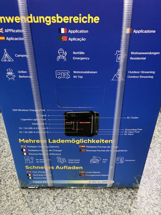 Зарядна станція Bluetti AC180P (180W) 1440 Вт*г/1800Вт