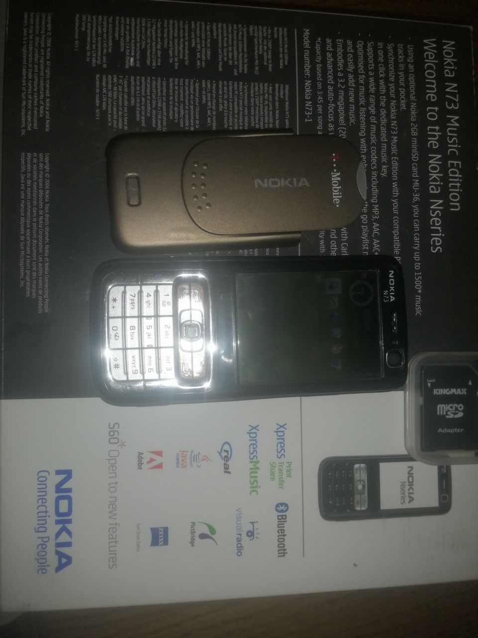 Nokia N 73 з коробкою диск