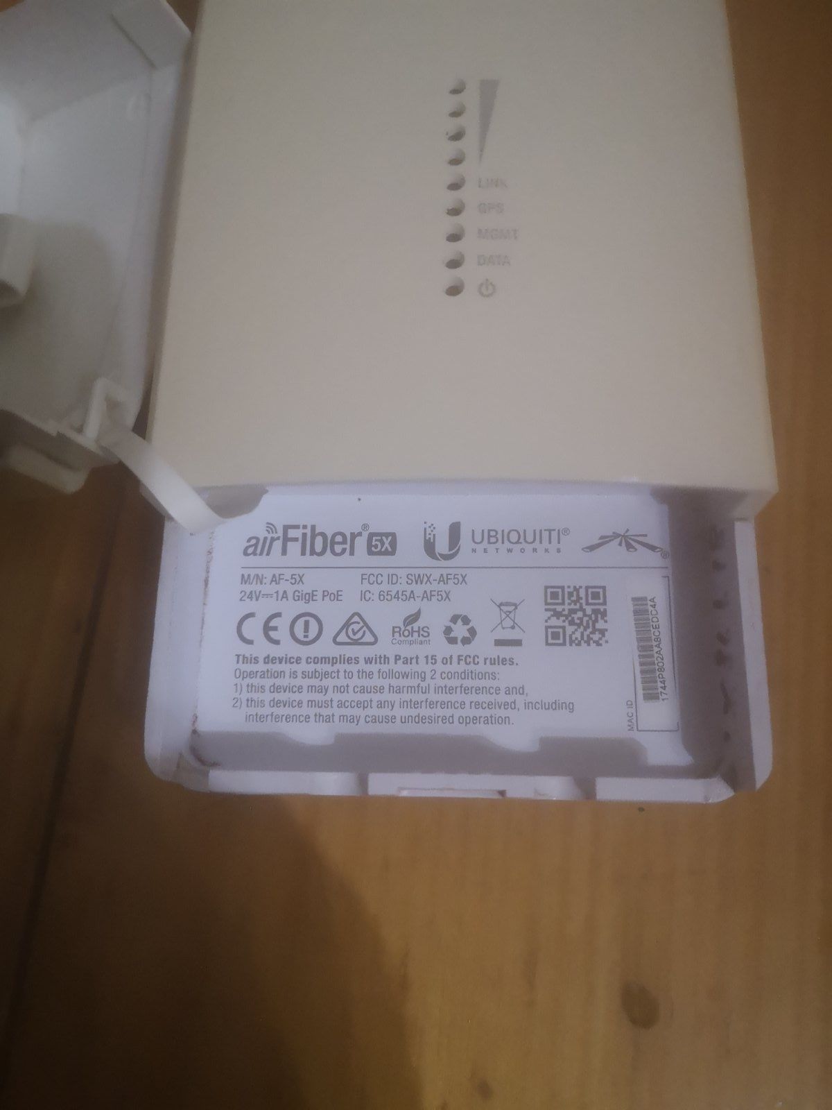 Ubiquiti AirFiber AF-5x, АF-3х,AF-11L
В наявності 3 шт. 
Також є ще U