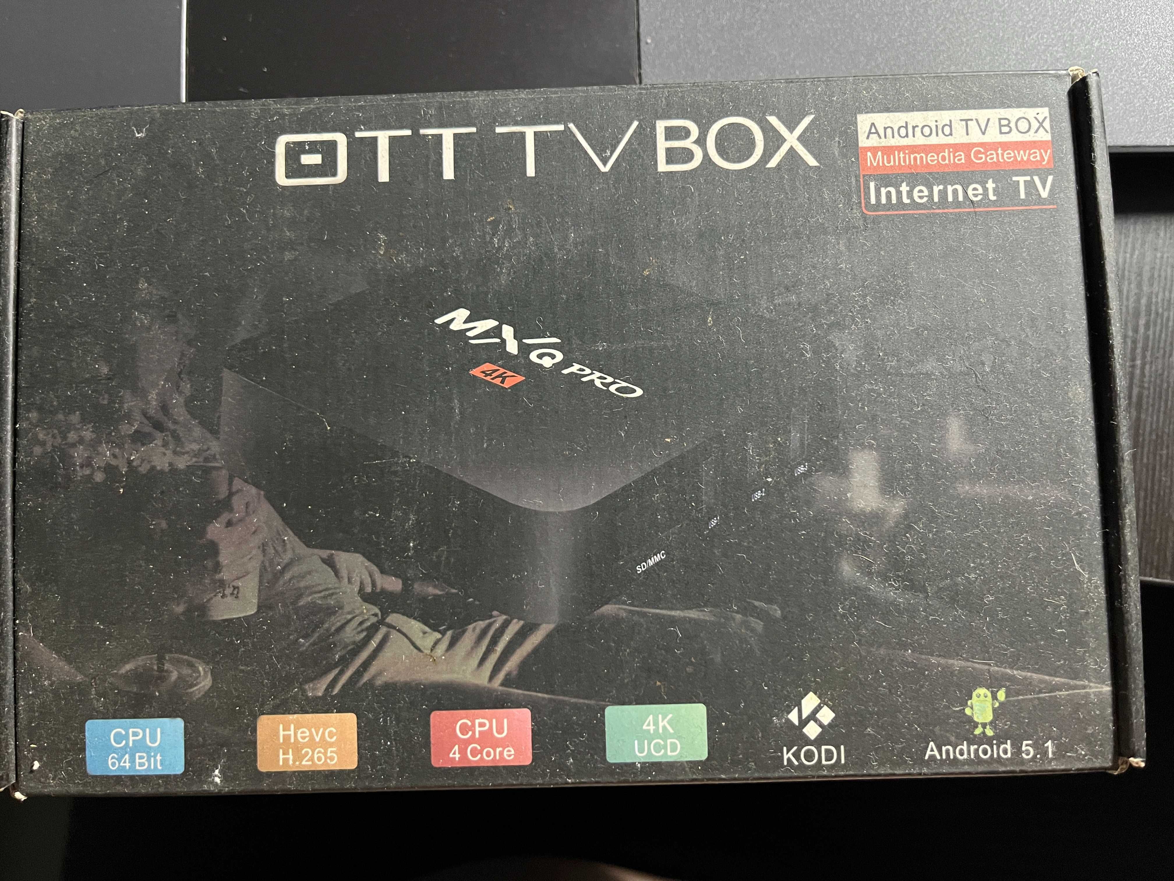 ТВ-приставка OTT TV Box MXQ Pro 4K | 4 ядра | Android