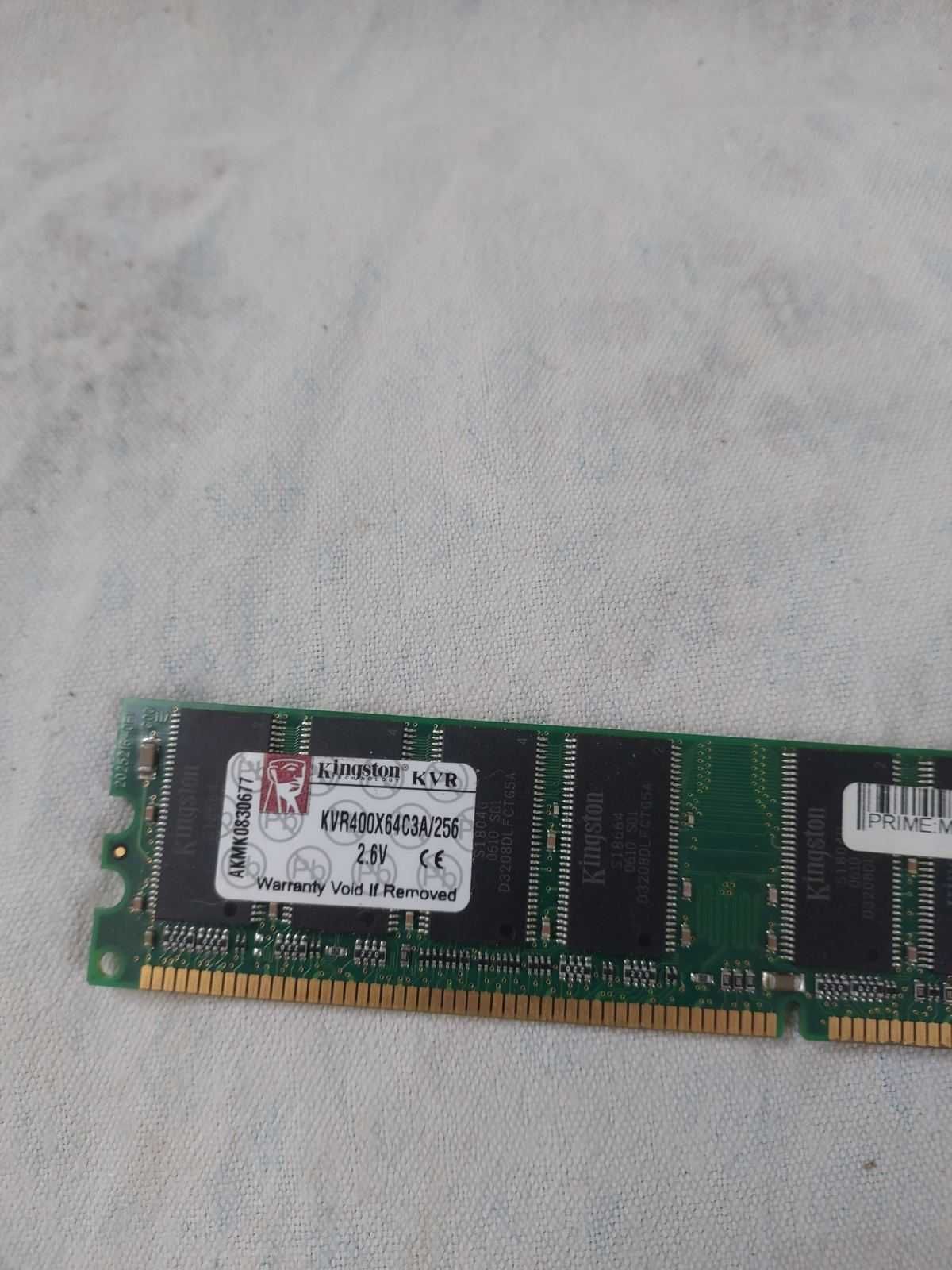 Модуль памяти Kingston DIMM 256MB DDR-400MHz CL3