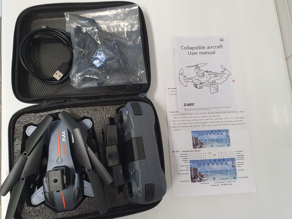 Vendo drone com dupla câmara uma delas 360°com qualidade imagem.