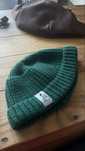 Czapka HANSA dokkerka zielona 100% merino