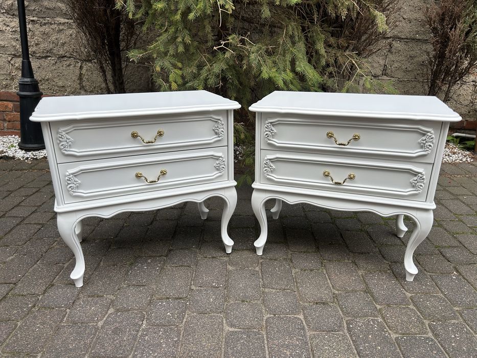 Stoliki Nocne Ludwikowskie Ludwik Szafki Nocne Komoda Po Renowacji