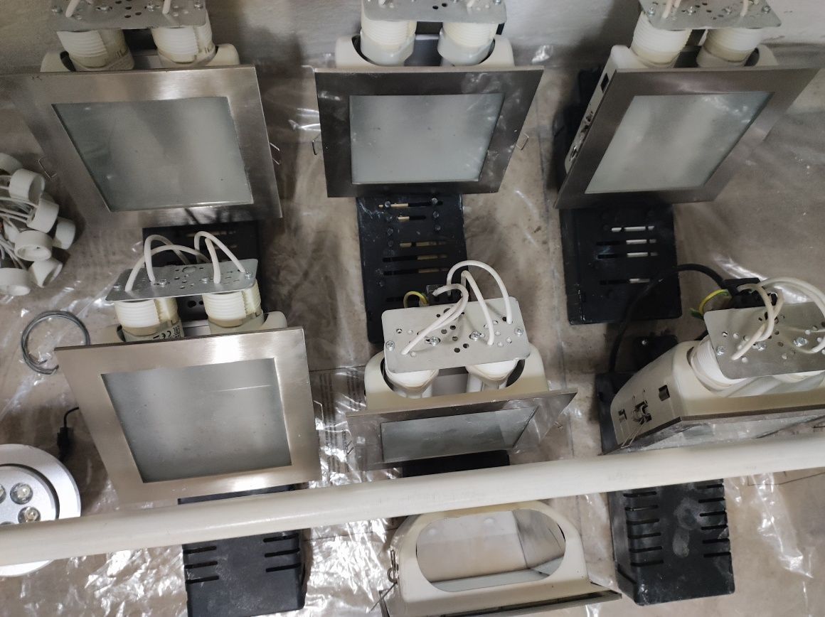 Focos de iluminação inox