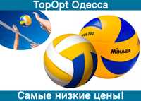 Волейбольный мяч Mikasa желто-синий для спорта, волейбола Микаса