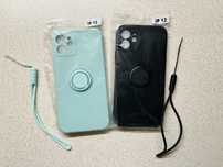 Zestaw 2 szt Etui IPhone 12, z magnesem i uchwytem