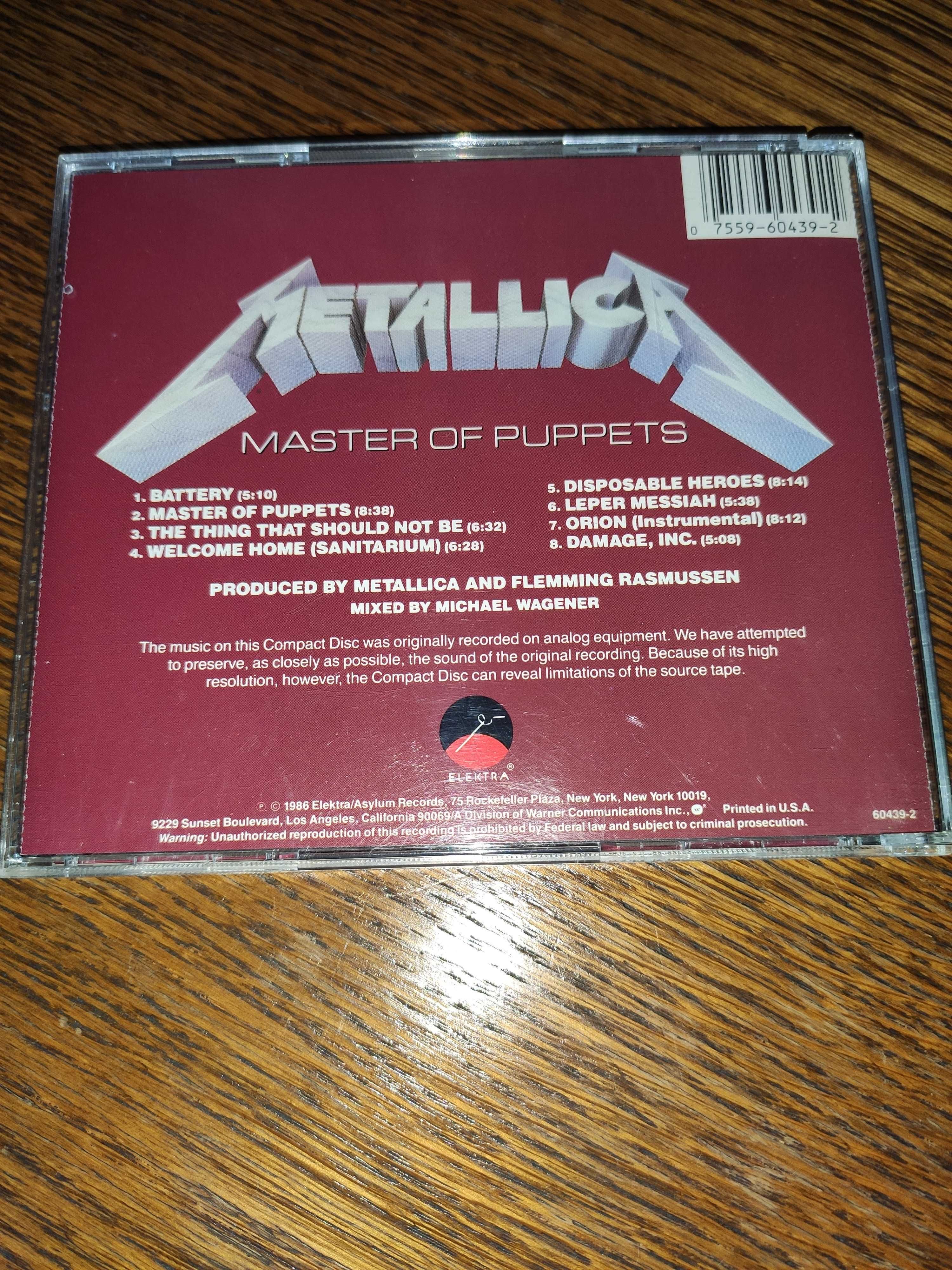 Metallica - Master of puppets, CD 1989, Elektra