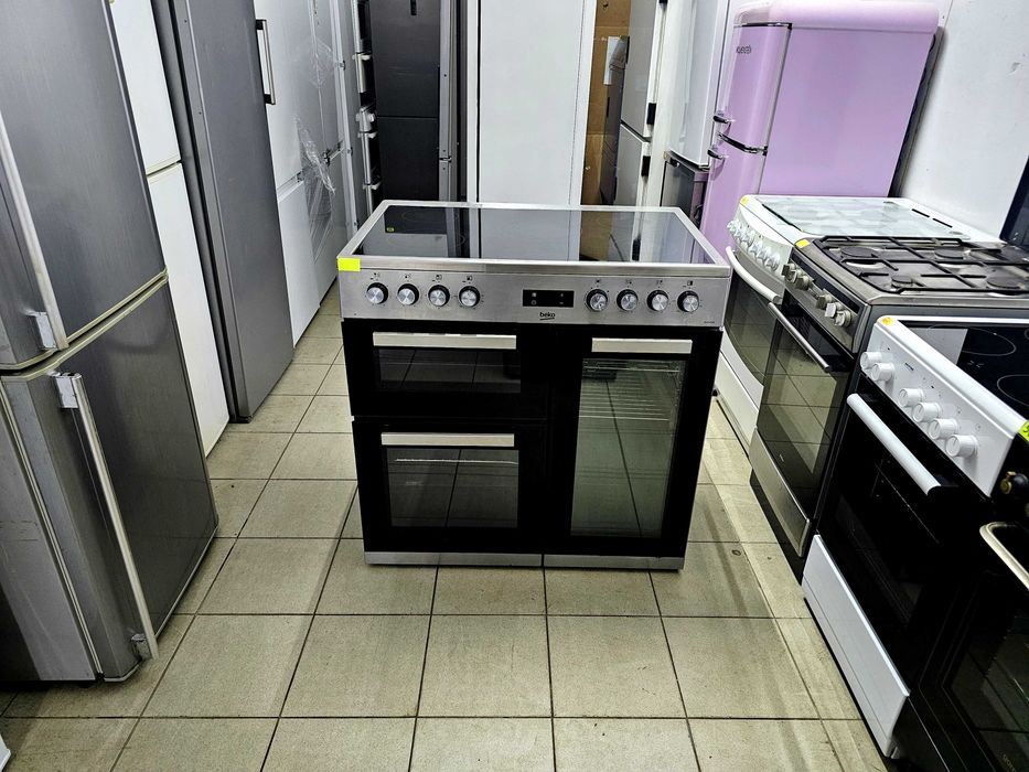 Kuchenka ceramiczna Beko KDVC90X podwójny piekarnik, grill | 3w1 |gw3m