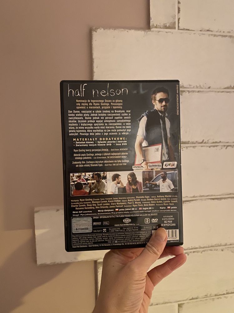 Szkolny chwyt Ryan Gosling DVD unikat