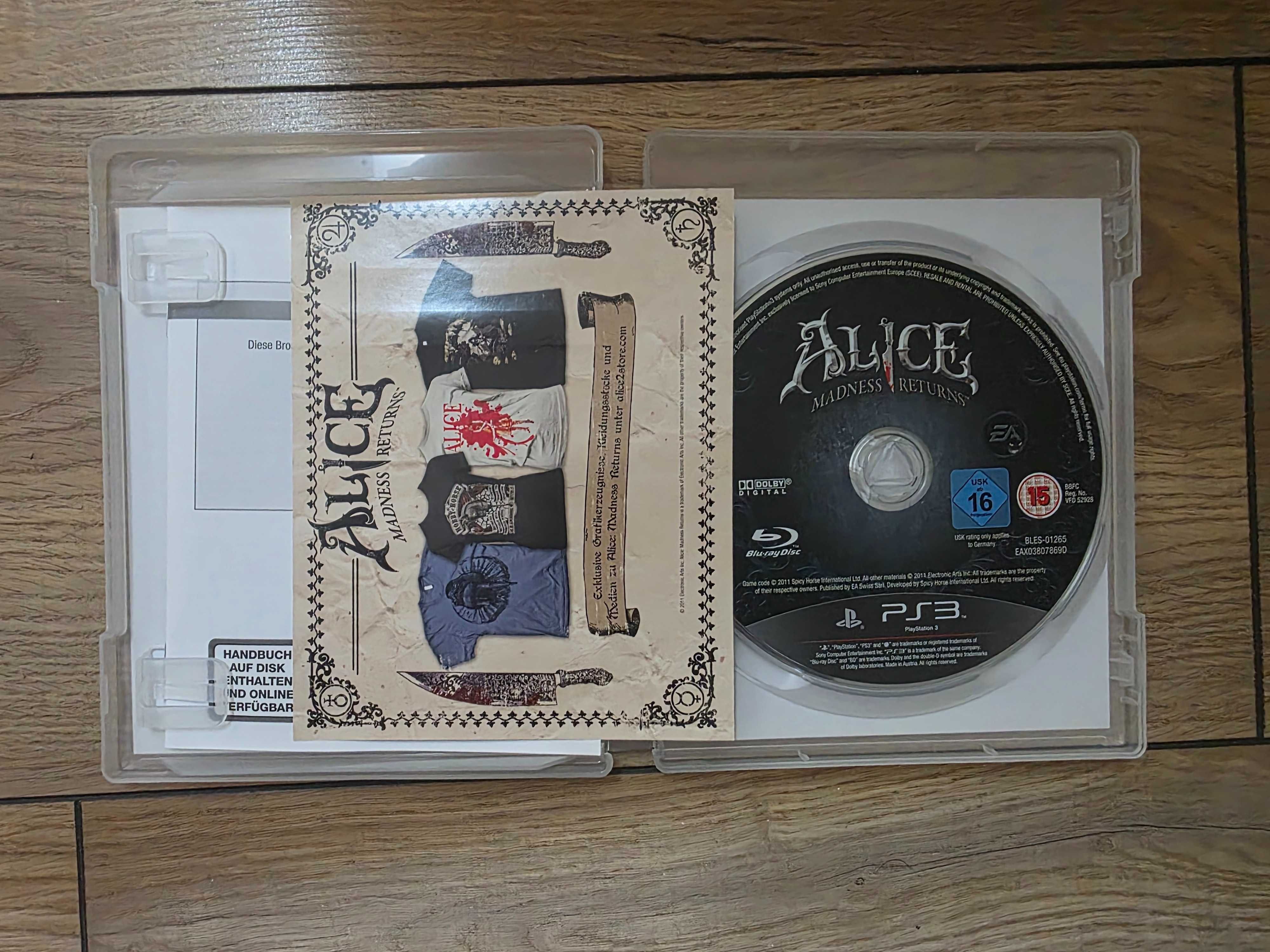 Alice Madness Returns Unikat Playstation 3 PS3