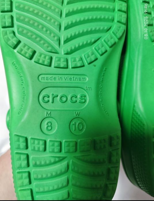 Тапки шльопанці Crocs m8/w10 40/41р