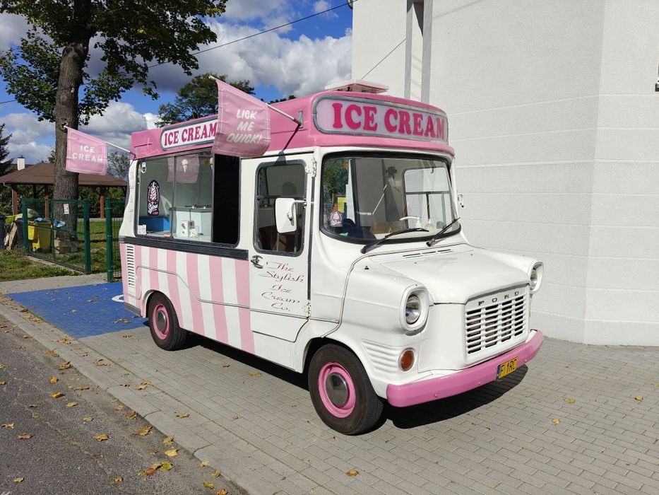 Lodziarka Icetruck Ford Transit lodziarnia mobilna