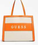 Torebka torba shopper Guess Salford WB869923 beżowy/pomarańczowy