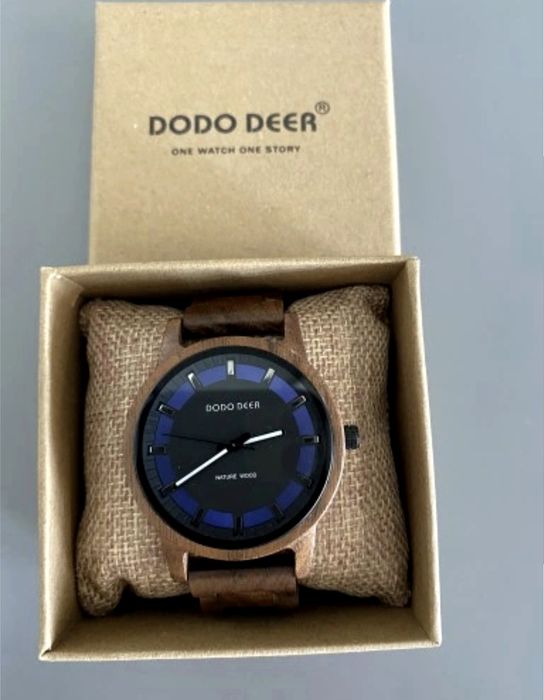 Zegarek męski DODO DEER naturalne drewno, nowa bateria