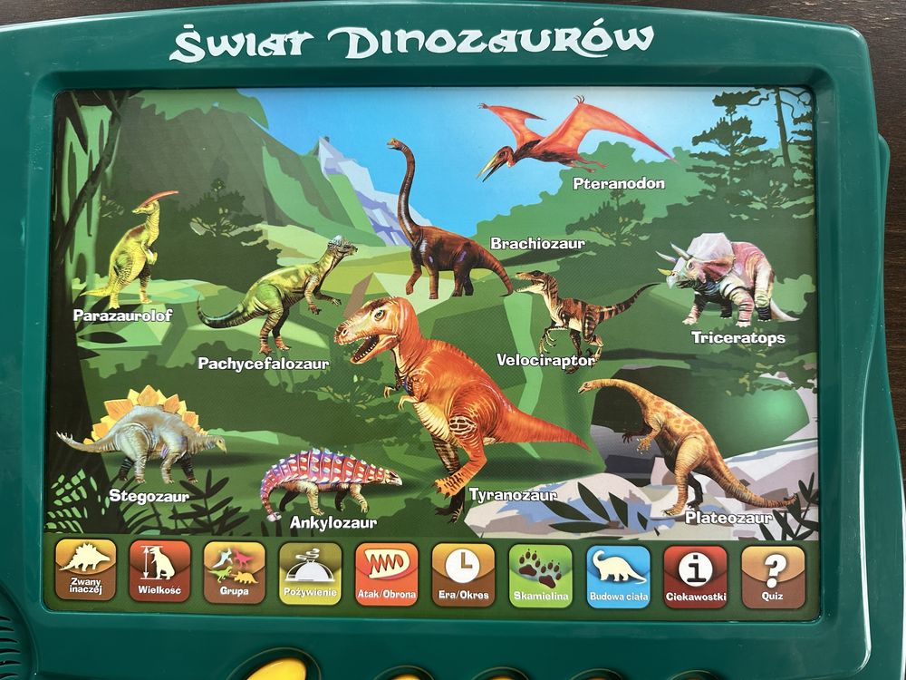 Interaktywny Świat Dinozaurów, stan bardzo dobry, sprawne