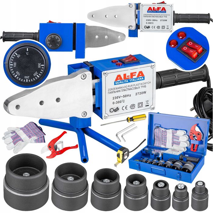 Zgrzewarka do rur PCV PP zgrzewanie polifuzijna matryce akcesoria