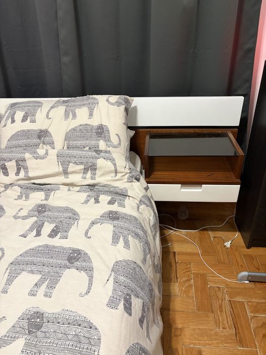 Cama casal com colchao