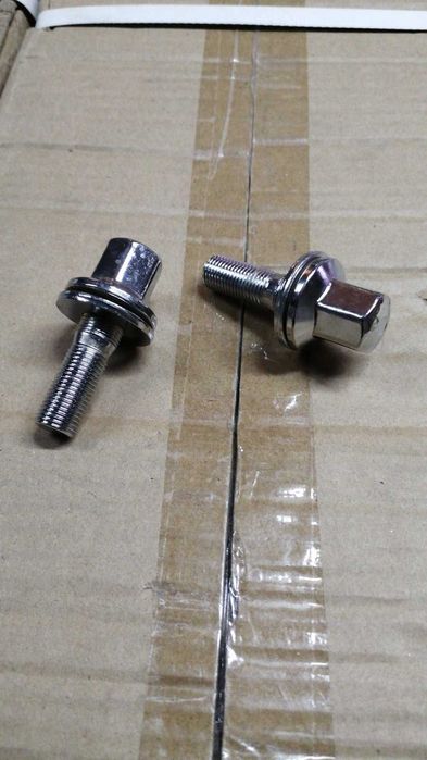 Болт колесный M12X1,25X35X25 Хром Болт прессшайба ПЕЖО