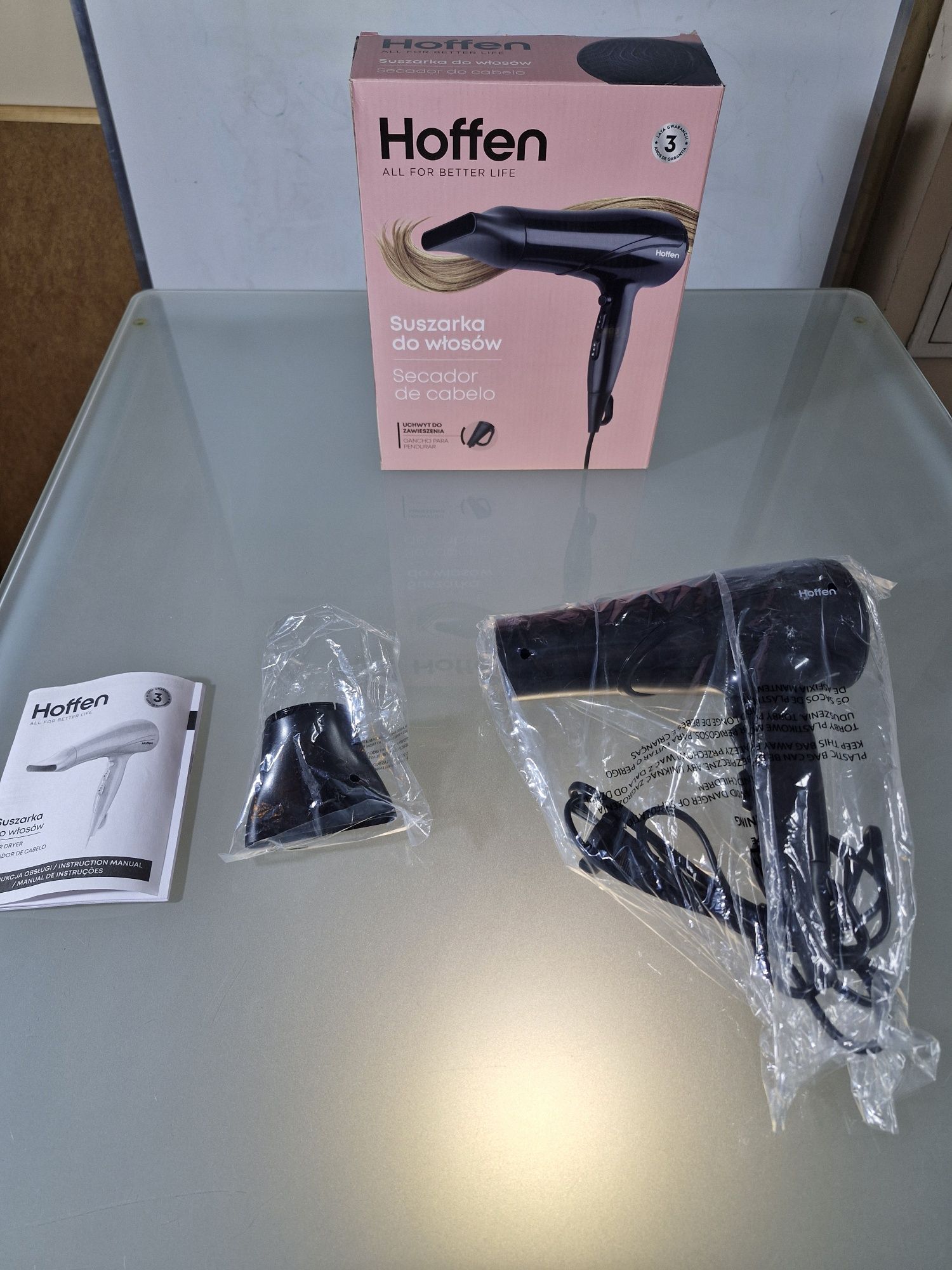 Wielofunkcyjna Suszarka do Włosów z Dyfuzorem 2200 W