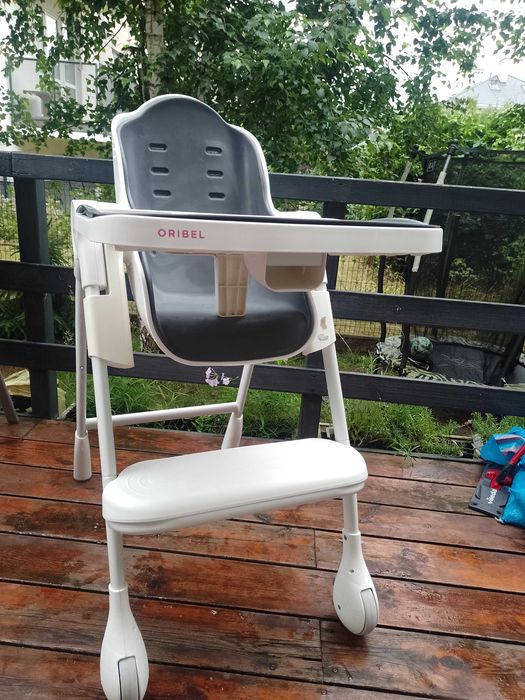 Krzesełko do karmienia oribel dla dzieci