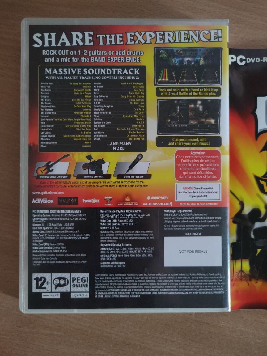Guitar hero world tour pc stan db Gra pc + instrukcja