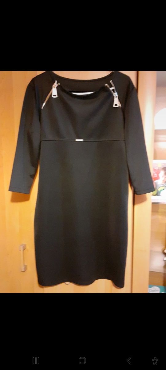 Sukienka damska XL czarna elegancka