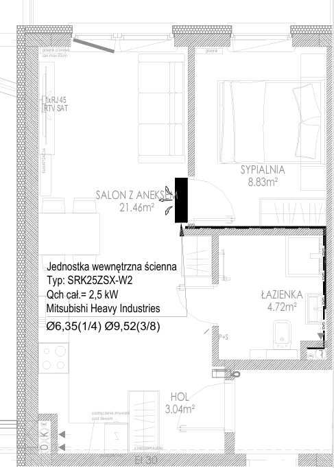 Sprzedam nowe 2-pokojowe mieszkanie CESJA