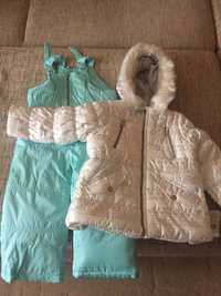 Продам зимний комбинезон и куртку Carter’s размер 3т