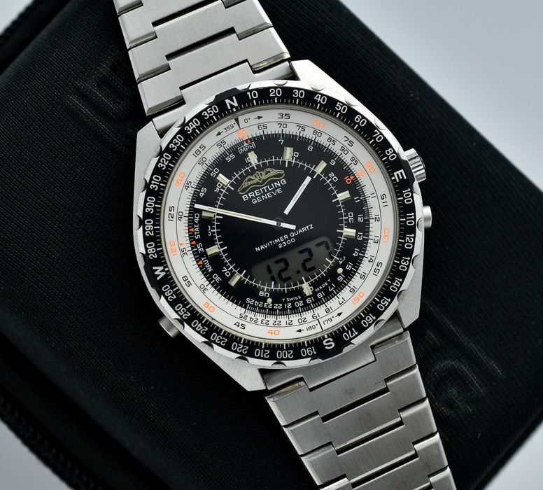 Zegarek BREITLING Navitimer Jupiter Pilot - 42mm - Bransoleta -Lata 80