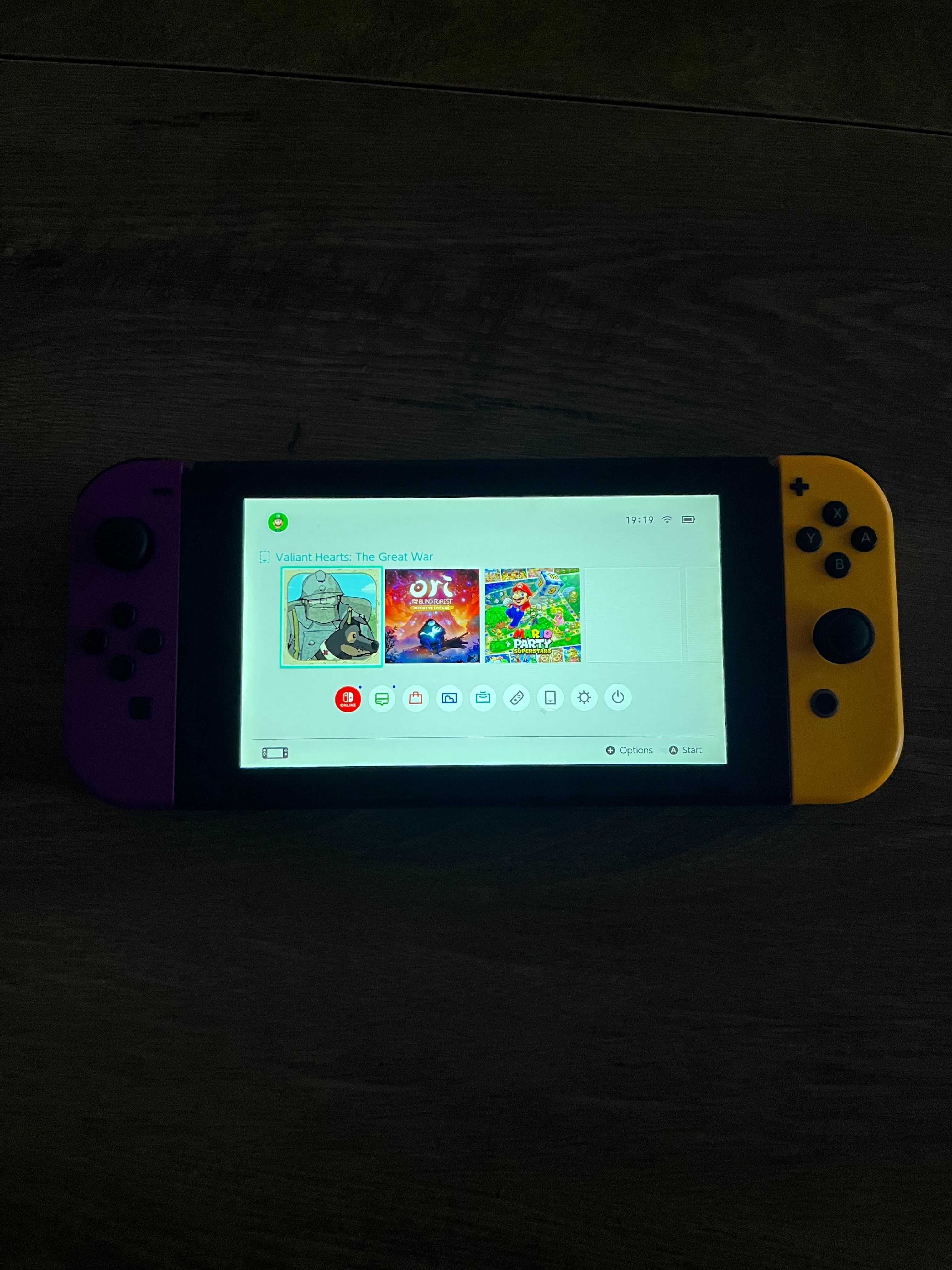 Nintendo Switch V1 / dodatkowe joycony + etui