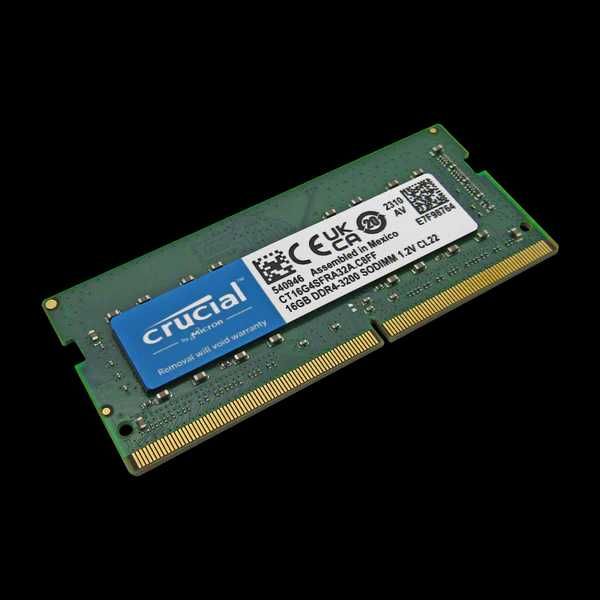 CRUCIAL Micron RAM 2x16GB =32GB DDR4 Sodimm 3200mhz Pamięć Laptop NOWE