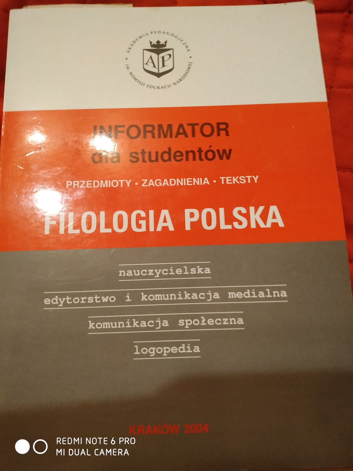 Informator dla studentów . Filologia polska