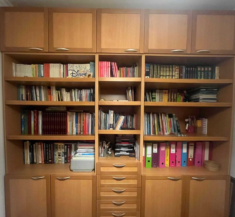 Estante de escritorio madeira macica