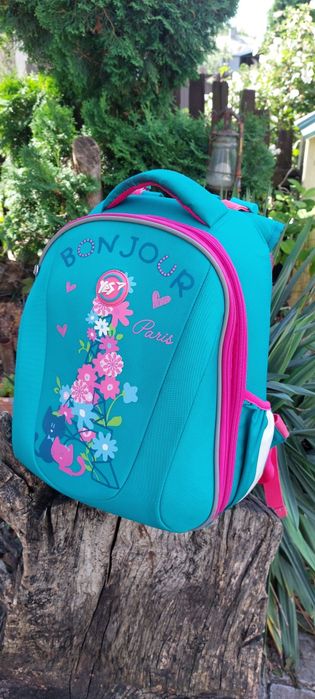 Рюкзак шкільний, каркасний YES H-28 "Bonjour"