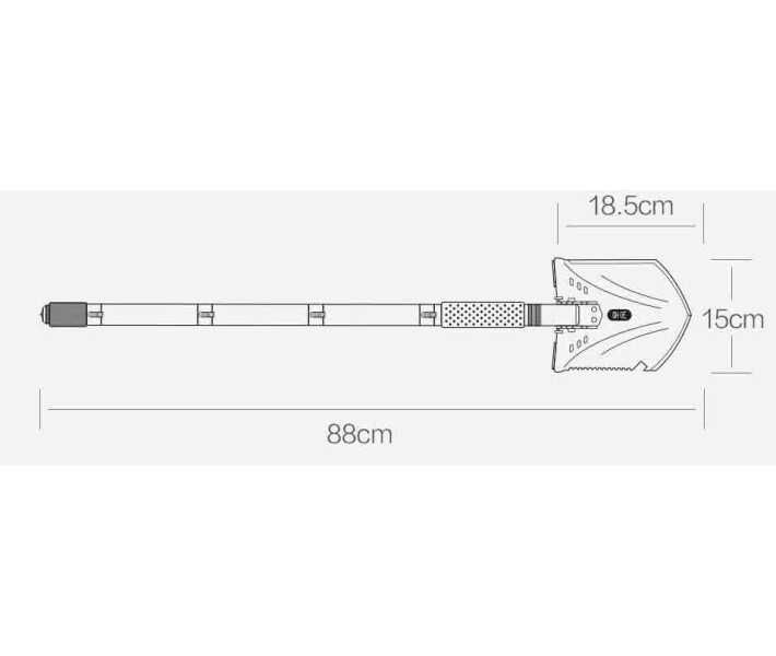 MiJia Xiaomi Zaofeng Multi-Function Shovel лопата саперна, подарунок