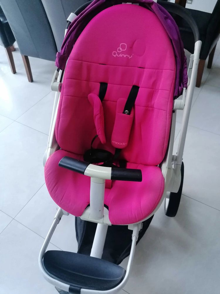 Quinny moodd 3w1 duży zestaw plus baza isofix