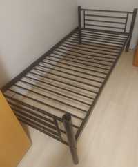Podwojne łóżko metalowe 99 x 212 cm