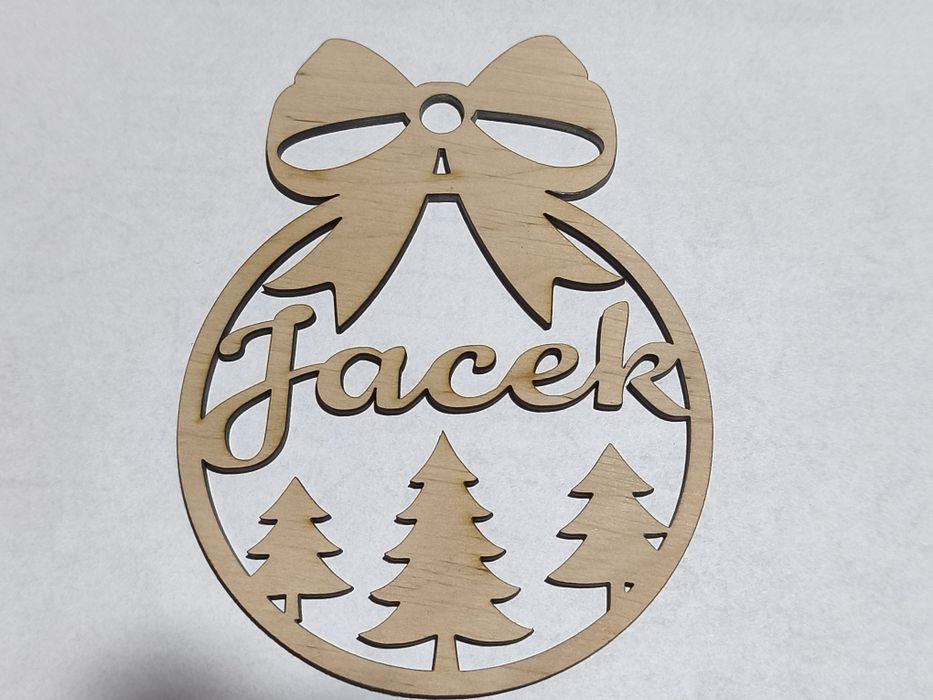 Bąbki  na choinkę personalizowane