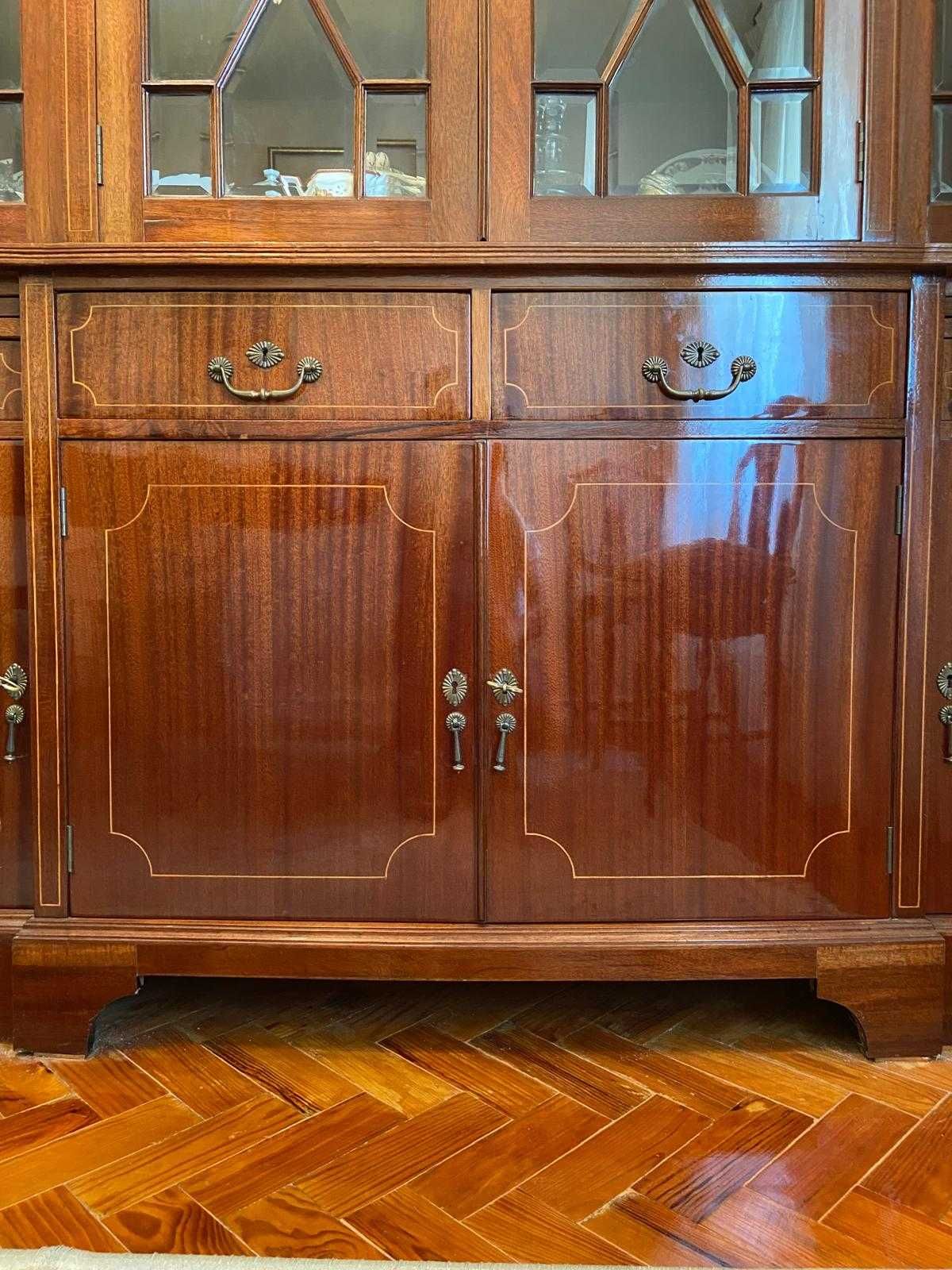 Mobilia lacada de sala de jantar, vintage .