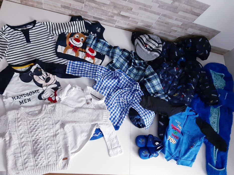 Paka ubrań 80 ubranka dla chłopca