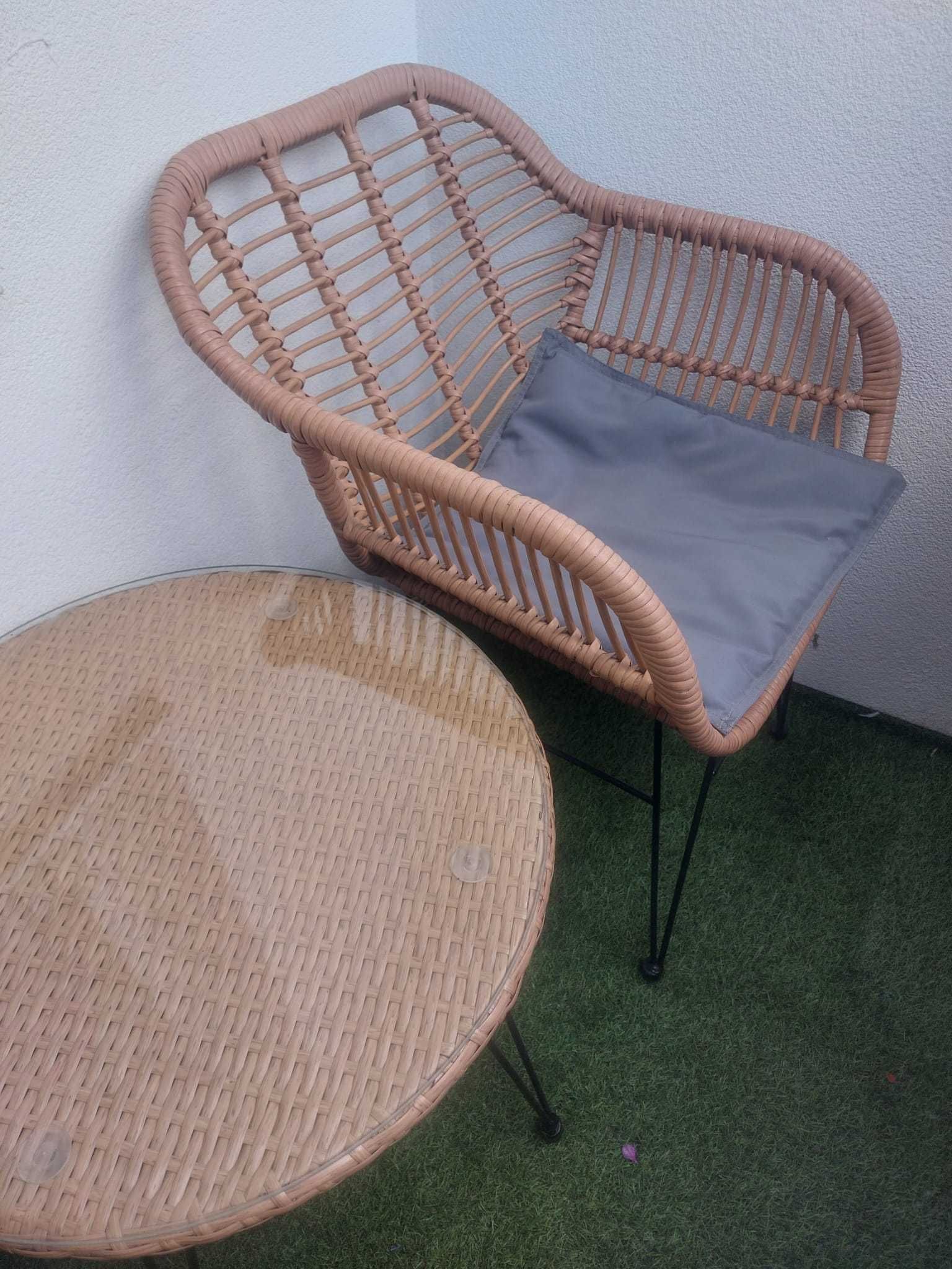 Meble ogrodowe tesso - zestaw na balkon, taras