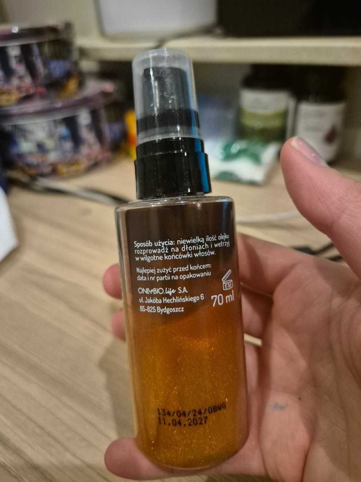 Olejek wygładzający z efektem rozświetlenia 70ml ONLYBIO