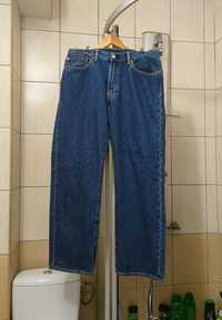 Spodnie jeansowe jeansy Levi's Strauss niebieskie błękitne 752 w 36 l