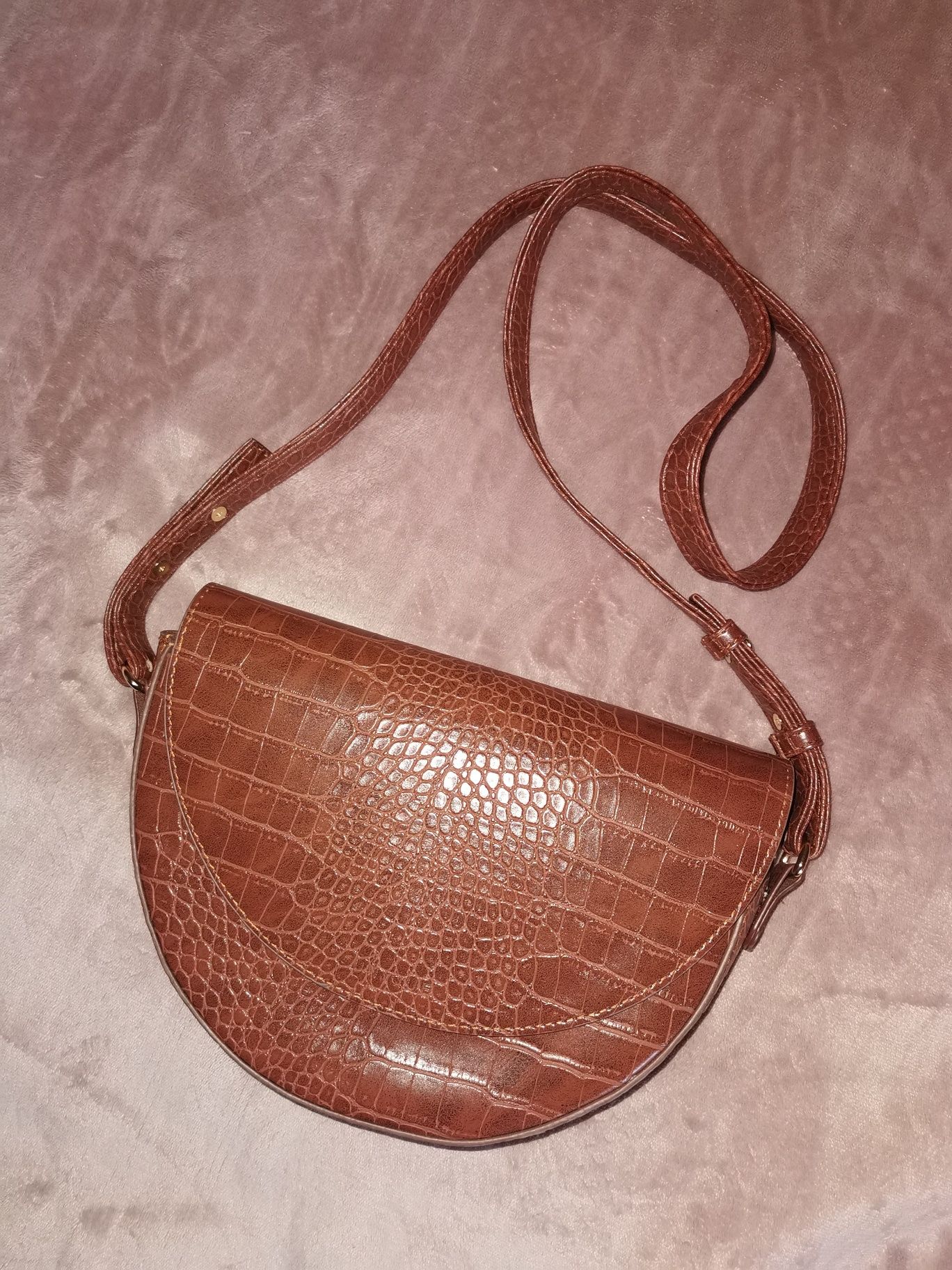 Torebka na ramię crossbody saddle bag