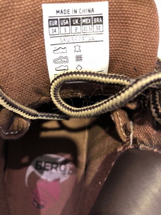 Botas Berg pele - numero 34