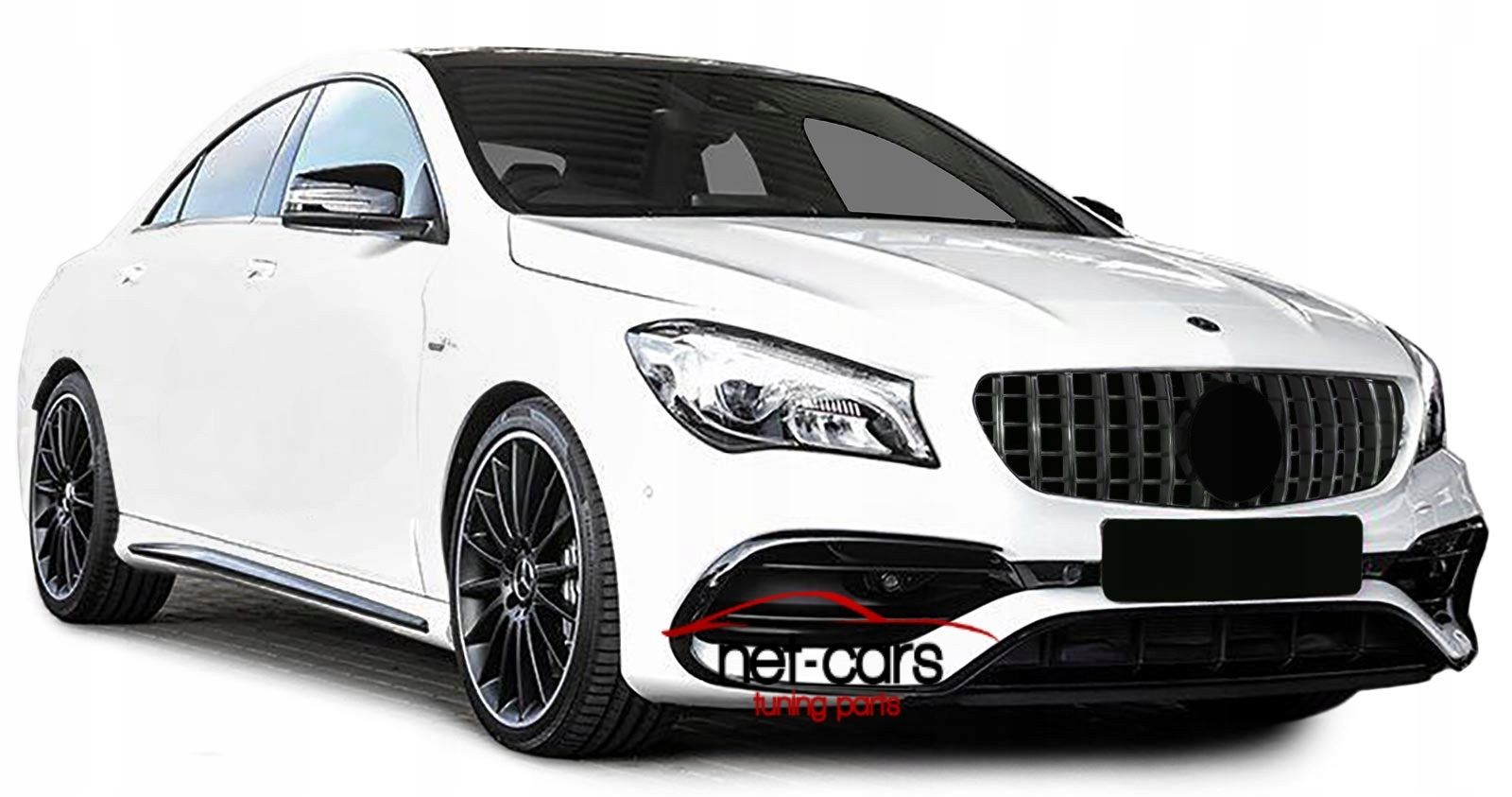 Grill Atrapa GT R PANAMERICA MERCEDES CLA C117 X117 -16 CLA45AMG czarn