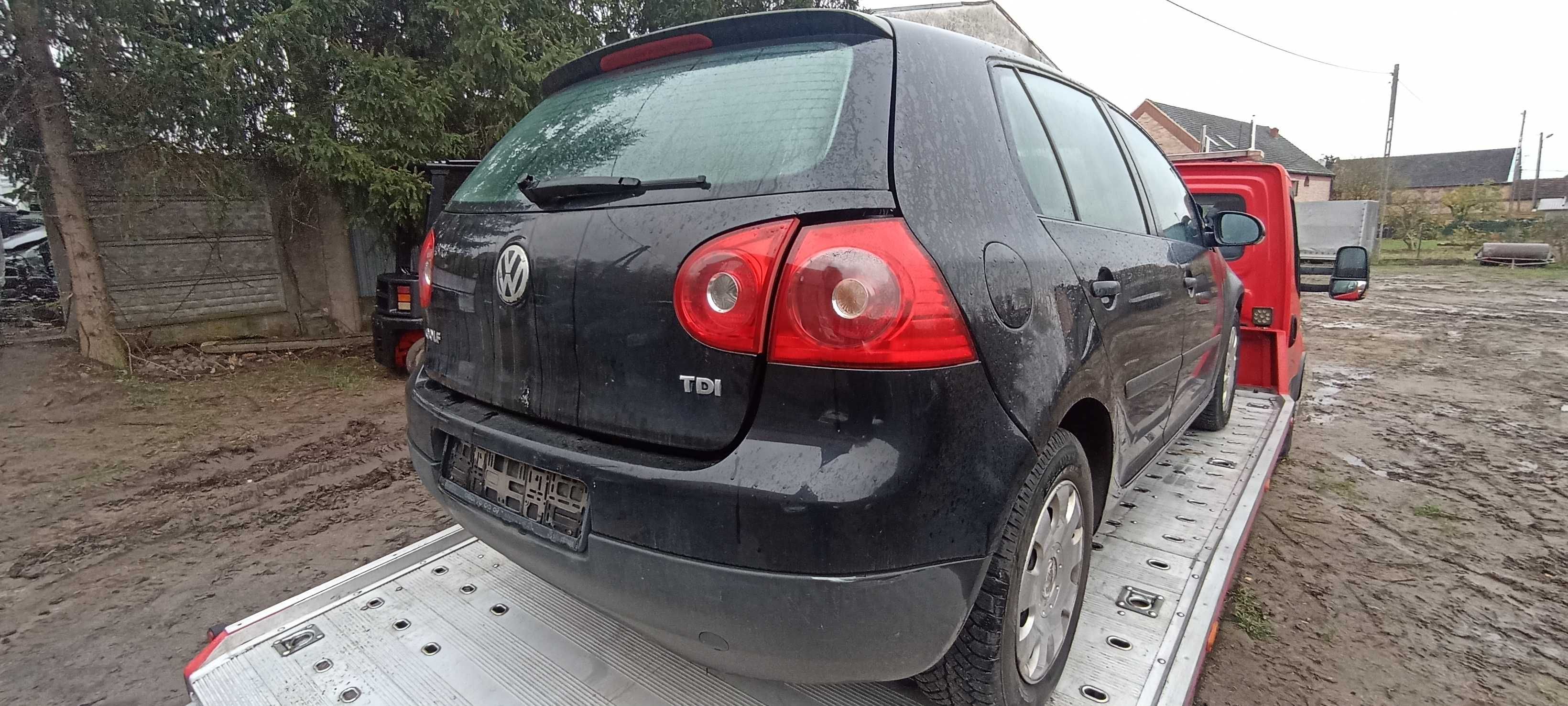 vw golf v 1.9 tdi bkc lak  LC9Z  samochód na części