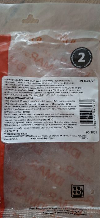 Pex Kolanko 16x16 Skręcane