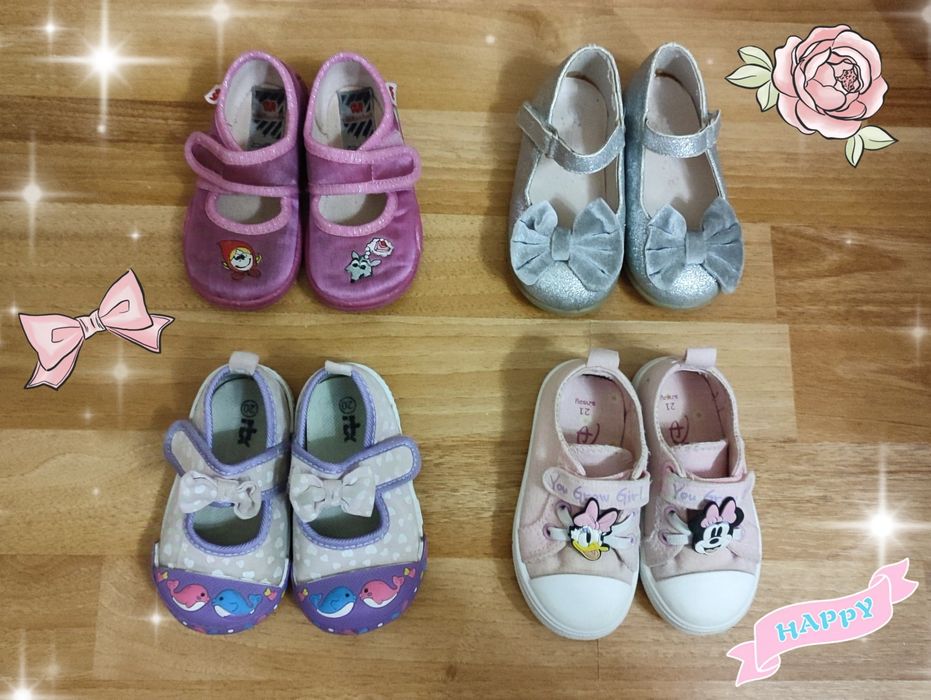 Босоніжки та кеди дитячі для дівчинки